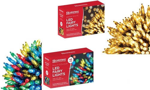 Fairy led lights clear multi - lights, /