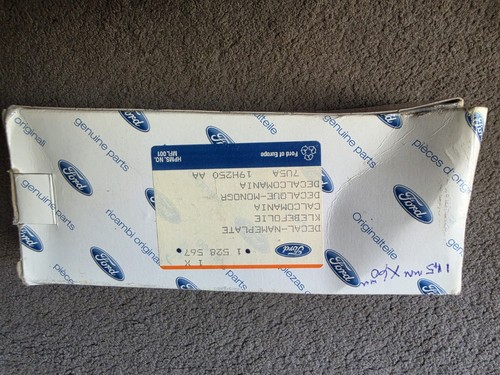 Genuine ford blue oval badge - ford,