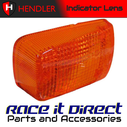 Indicator lens amber - amber, for