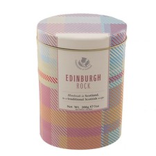 Edinburgh Rock Tartan Tin 200g