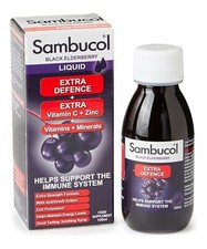 Sambucol Black Elderberry Vitamin C Liquid for Kids - 120ml