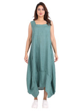 Italian Lagenlook Linen Dress
