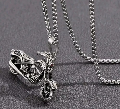 Motorbike motorcycle necklace - motorbike,