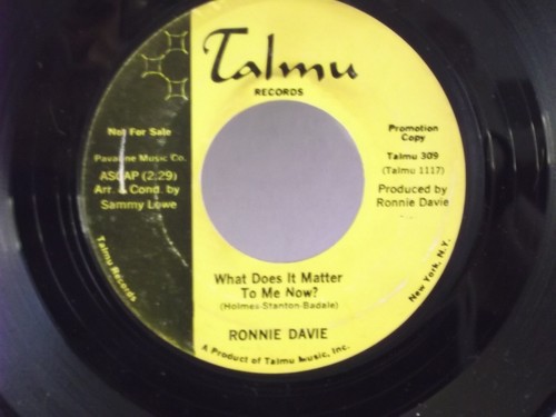 Ronnie davie talmu 309 what - ronnie, davie,talmu
