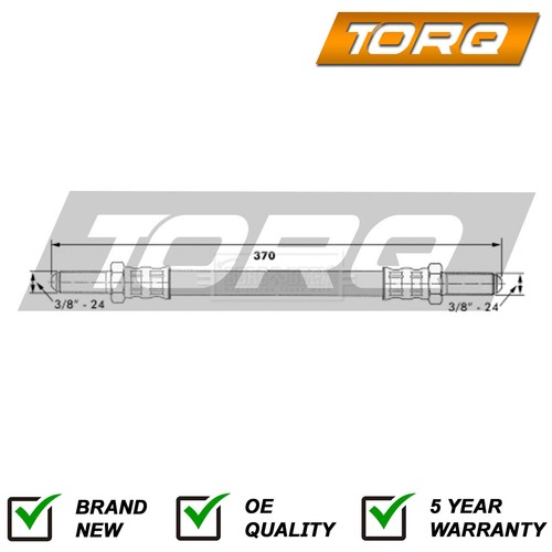 Brake hose front rear centre - brake,
