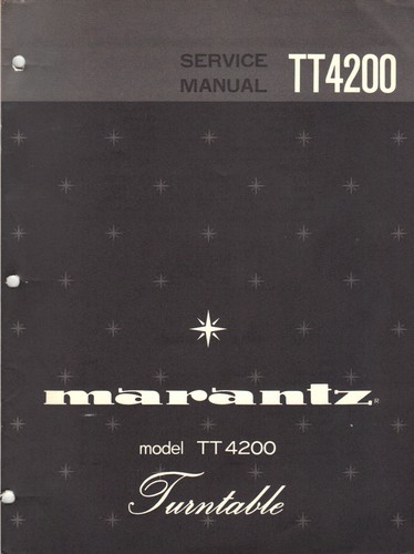 Marantz service manual - manual, model
