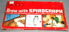 VINTAGE Spirograph Board Game Denys Fisher Craft Design Activity Toy 1967 RETRO