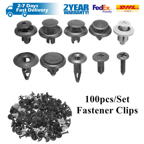 100x plastic rivets trim - rivets,