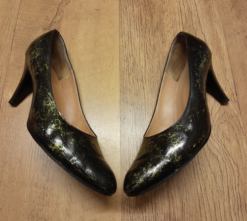 Rayne vintage black gold - vintage, black/gold