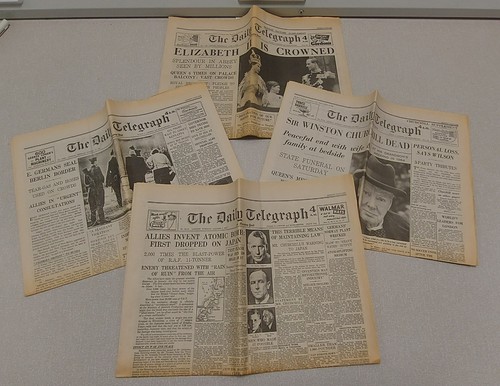 Vintage daily telegraph - vintage,