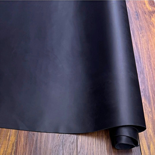 Black full grain veg tanned - , full-grain