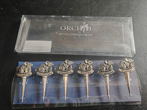 Vintage orchid set six - vintage, of
