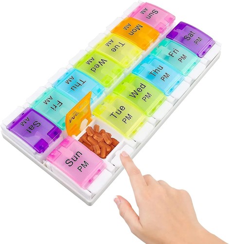 Weekly pill organizer 7 - pill, am