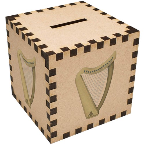 Celtic harp money - money, /