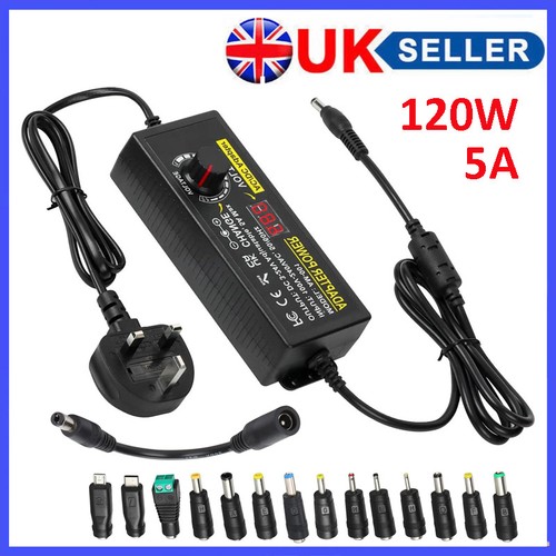 24v 120w adjustable - 9v-24v, 5a