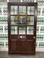 STAINED GLASS DOOR SHIP