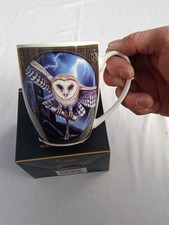 Bone China Mug With Owl White