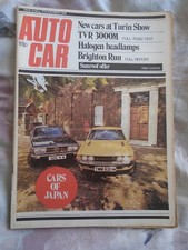 Autocar 9 Nov 1974 TVR 3000M
