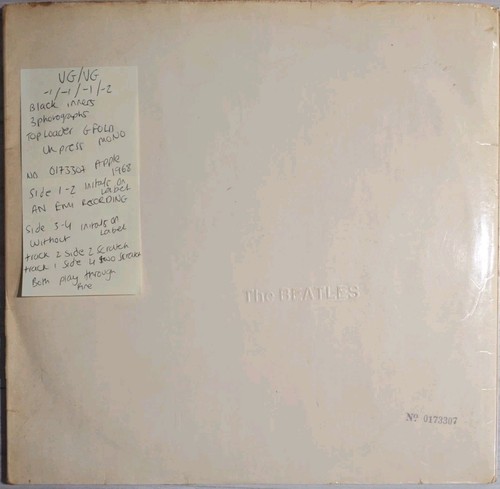 The beatles white album - white, vinyl