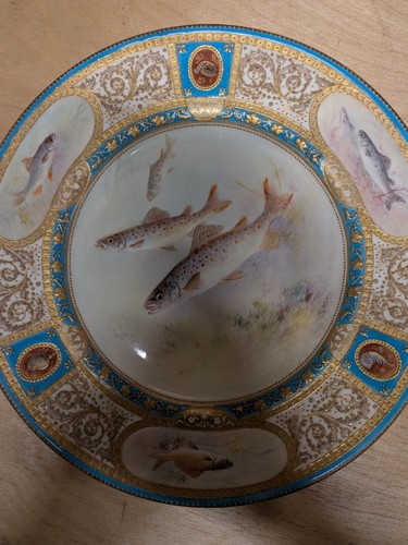 Antique royal doulton fish - royal,