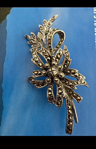 Sterling silver 925 marcasite - sterling,