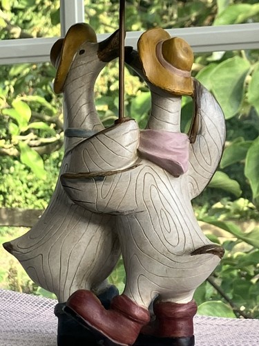 Hand carved wooden ducks - 2,