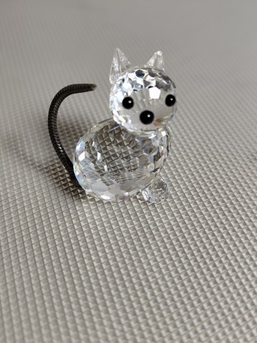 Swarovski crystal sitting cat - swarovski,