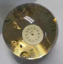 Vintage Lucite Paperweight