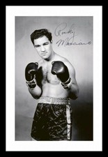 Rocky Marciano Autograph Signed & Framed Photo