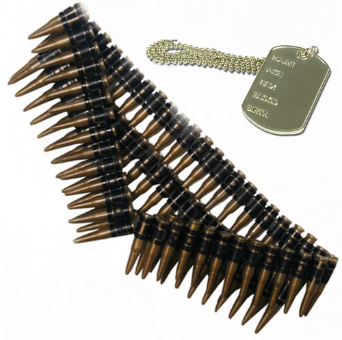 Bullet belt dog - &, tag