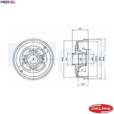 2x BRAKE DRUM BF426 FOR