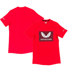 Saracens Rugby Red T-Shirt
