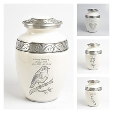 Cremation Urn Aluminum -6"and