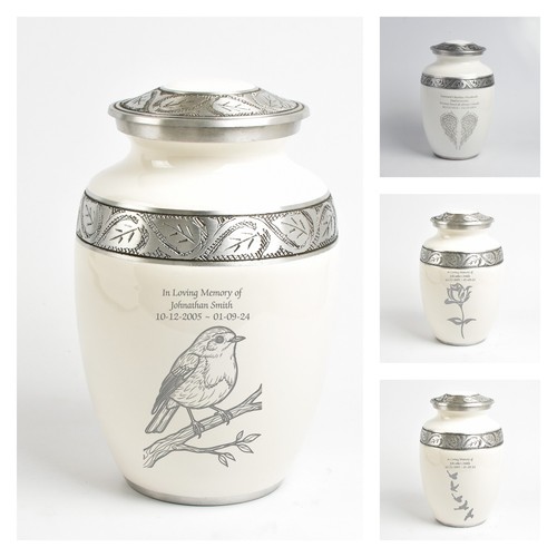 Cremation urn aluminum and - urn,
