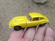 1970s Diecast Corgi Whizzwheels Yellow E Type Jaguar