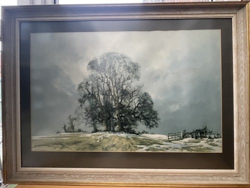 Large melting snow print - large,