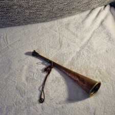  Vintage Brass & Copper Hunting Horn  26cm 