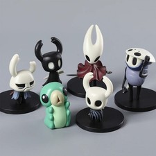 6Pcs Hollow Knight Action Figures Models Toys Collectible Statue Ornaments Gifts
