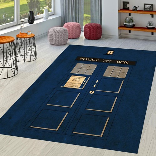 Police box rug tardis - box, rug,tardis