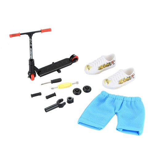 Mini finger toy alloy scooter - alloy,