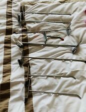 Morplan Slat board shop fittings x 8 assorted arms retails display arms hooks