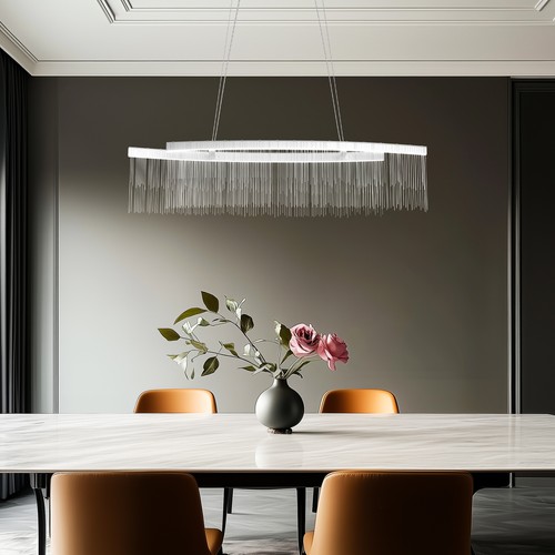 Aluminum chain chandeliers - chain,