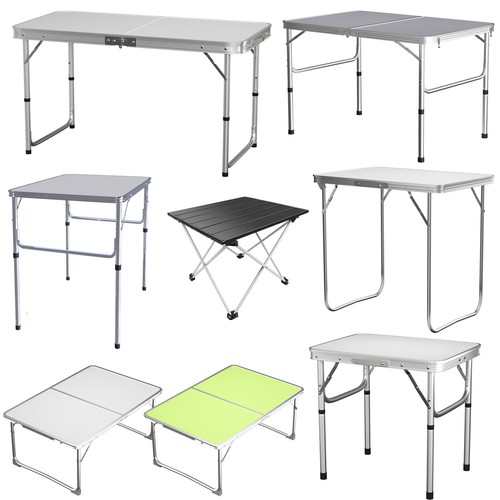 Folding table portable - folding, up