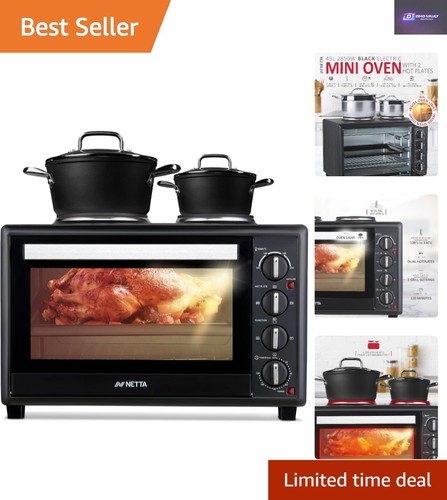 Compact 45l mini oven with - compact,