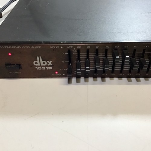 Dbx 1531p stereo - 1531p, stereo/mono