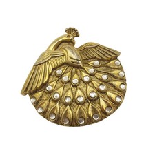 Vintage Gold Tone Peacock Belt