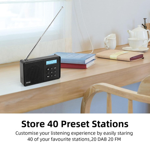 Dab digital radio portable - dab+,