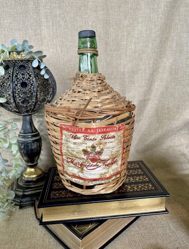 Wicker wrapped demijohn carboy - wicker,