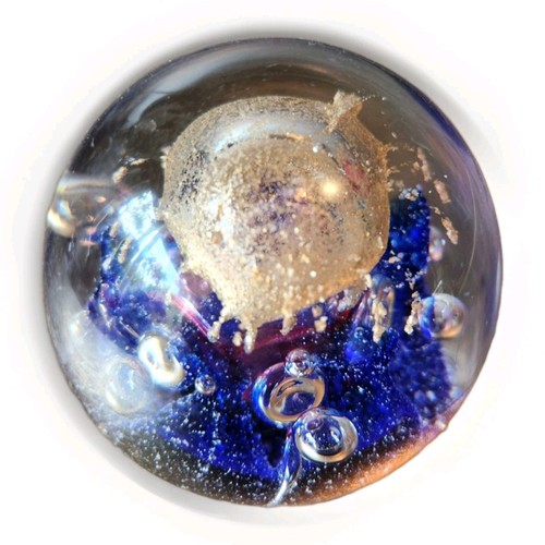 Art glass paperweight dump - art,