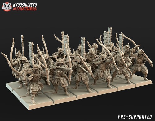 Japanese samurai bowmen unit - japanese,